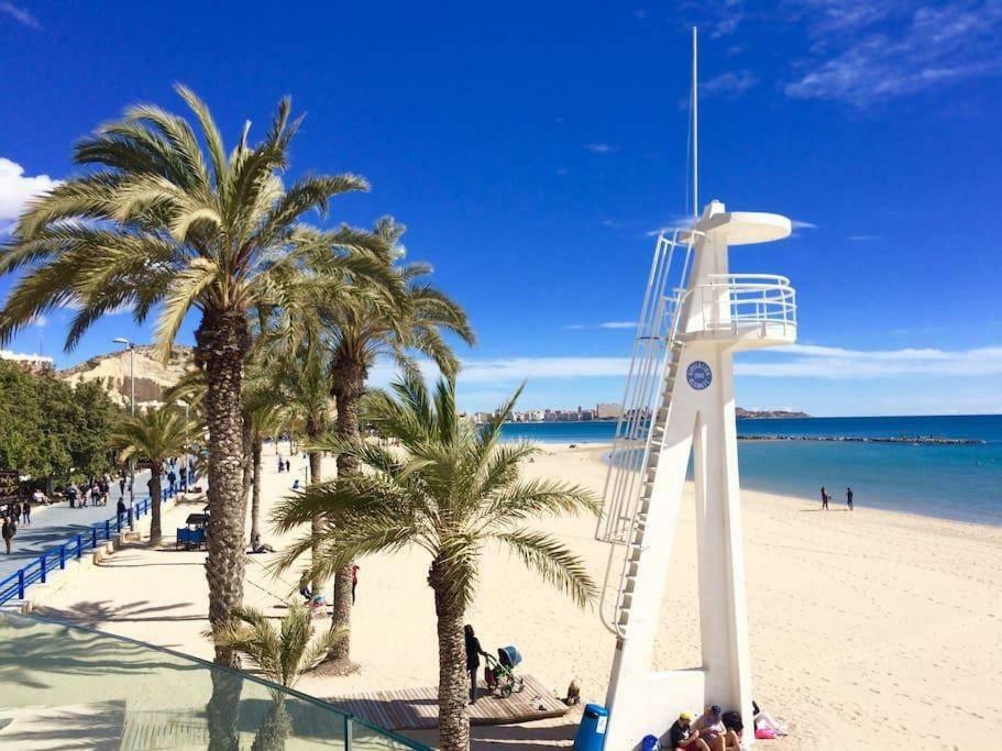 אליקאנטה Lovely, New, Bright 3 Mins To Beach Apt 105 Sq Meters מראה חיצוני תמונה